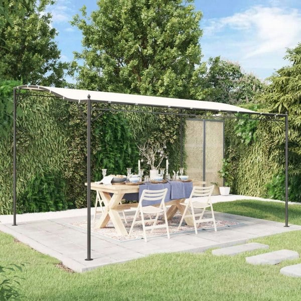 Berkfield Canopy Cream 4x3 m 180 g/m�__ Fabric and Steel