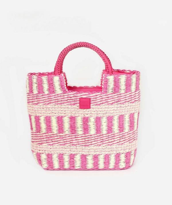 Pia Rossini Dahlia - Straw Tote Bag