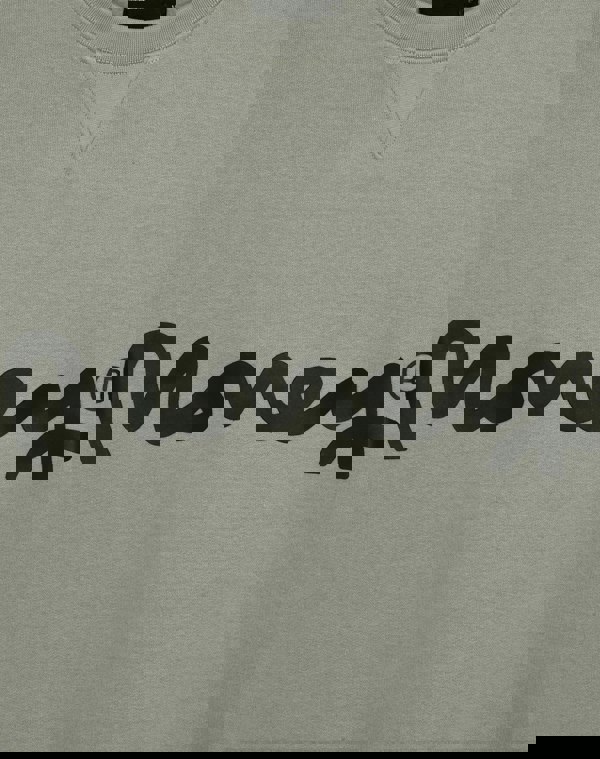 Money Chop Sig Core Crew Sweat Silver