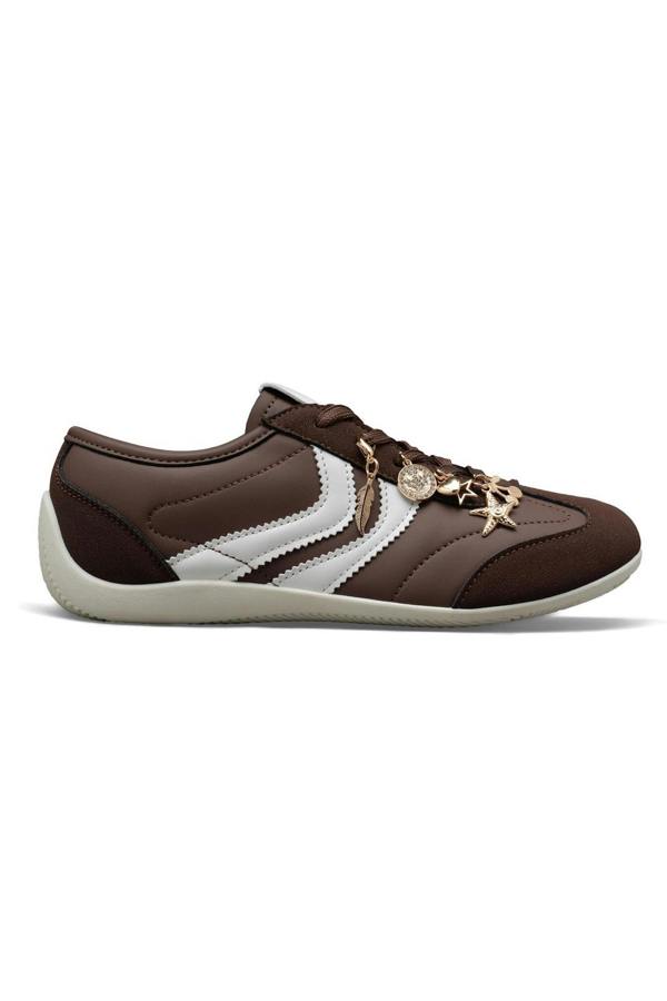 Love Lemonade Sparkly Charm Horizon Trainers Brown
