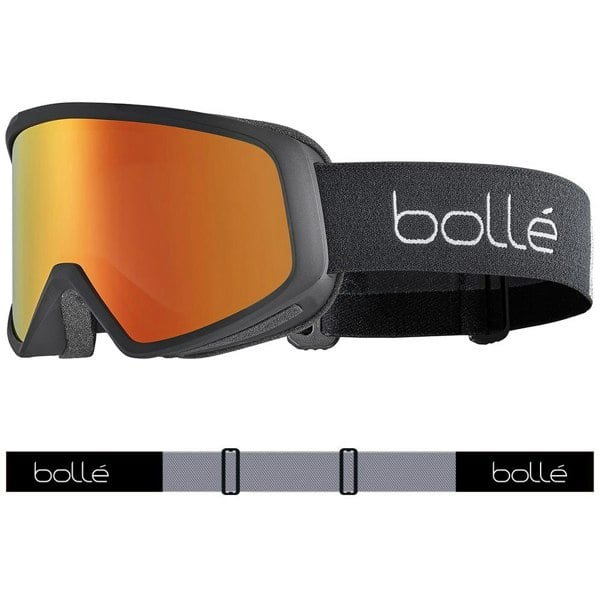 Bolle BEDROCK PLUS - Matte Black with Sunrise Lens
