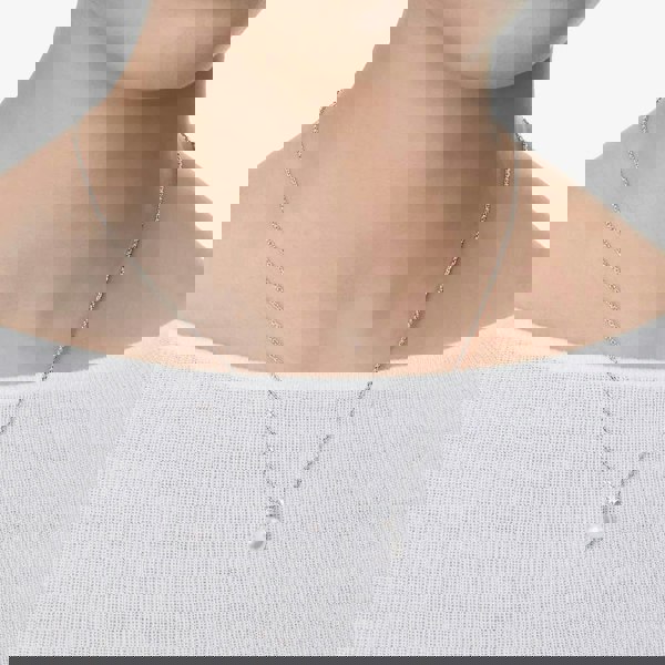 Swarovski Matrix Rhodium Plated Crystal Pearl Necklace 5693897