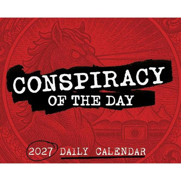Conspiracy of the Day Desk Calendar 2027, Desk Calendars, Day To View, History & Literature, Gift