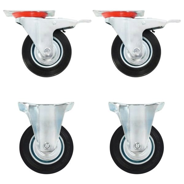 Berkfield 32 pcs Casters 100 mm