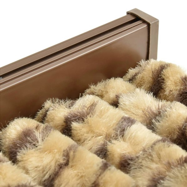 Berkfield Insect Curtain Beige and Brown 56x185 cm Chenille