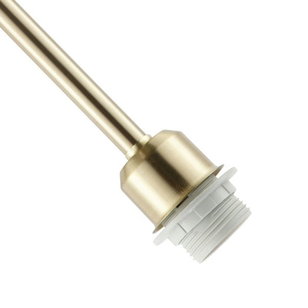 Classic Satin Gold Ceiling Light Fixture to Showcase Lamp Shades Image 5