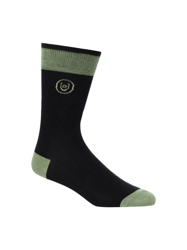 Duck and Cover Bellion Olive Socks 7pk Assorted