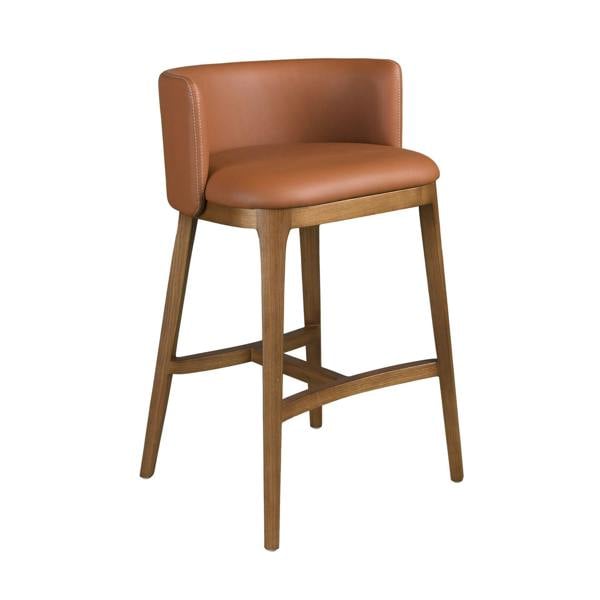 Angel Cerdá Brown Leatherette Stool 4158