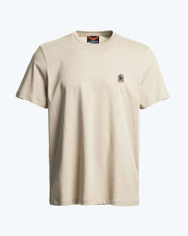 Parajumpers Patch Mens T-Shirt - Bone 266