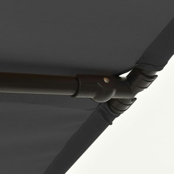Berkfield Outdoor Parasol with Aluminium Pole 2x1.5 m Anthracite