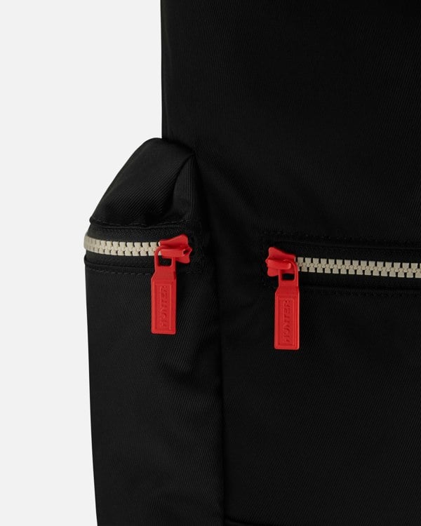 Hunter Nylon Large Topclip Backpack - Black