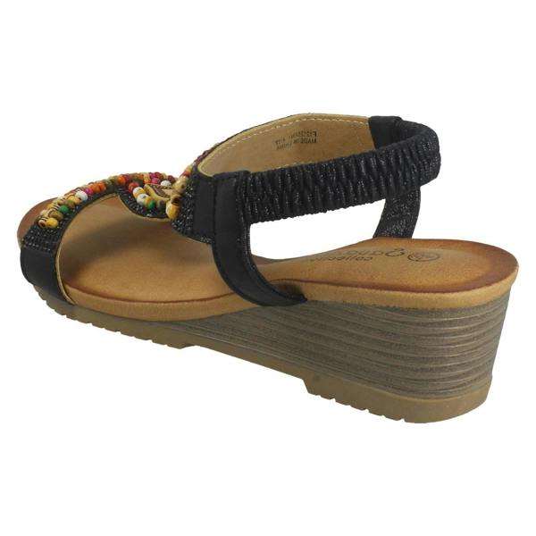 Savannah Ladies Savannah Wedge Heeled Sandals F12125