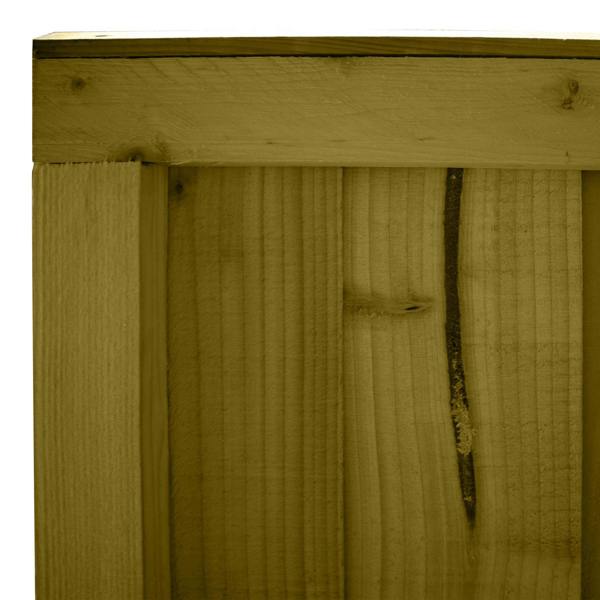 3 pack fence panel feather edge fully framed [w.6ft x h.3ft] 1