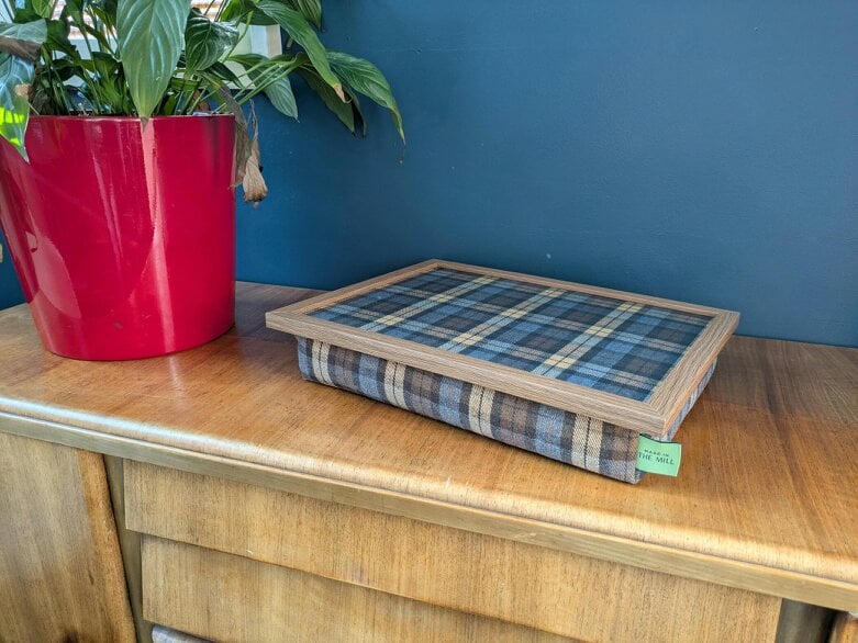 Made in the Mill Luxury Bracken Lap Tray With Bean Bag