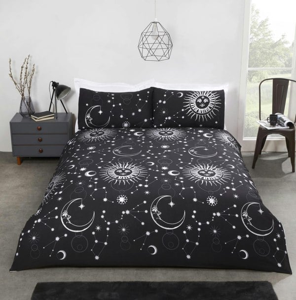 HomeSpace Direct Moon and Stars Duvet Cover Sets