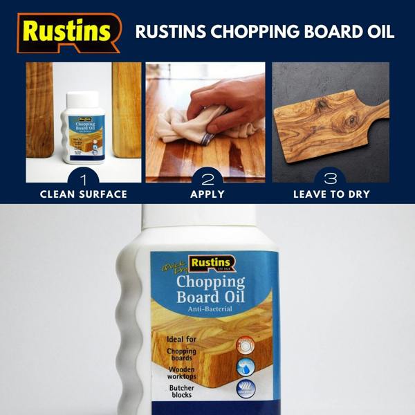 Rustins Quick Dry Chopping Board Oil 250ml