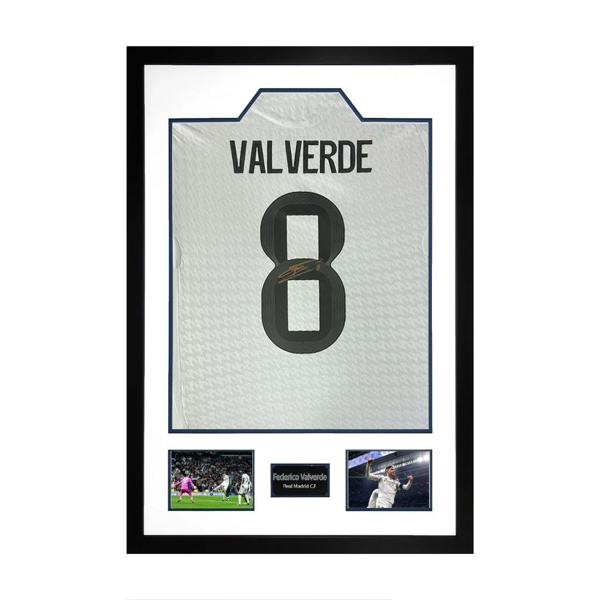Federico Valverde Signed Real Madrid Premium Frame