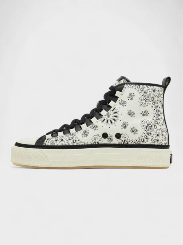 Amiri Court High 'Bandana - White' - Supplied FashionAmiri