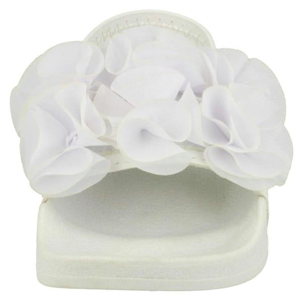 Spot On Girls Spot On Ruffle Vamp Sliders