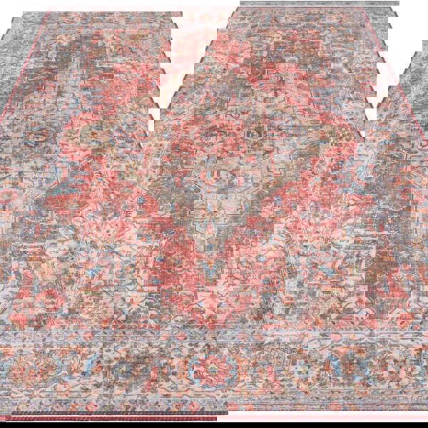 The Rugs Vintage Medallion Rug – Classic Multicolour Design