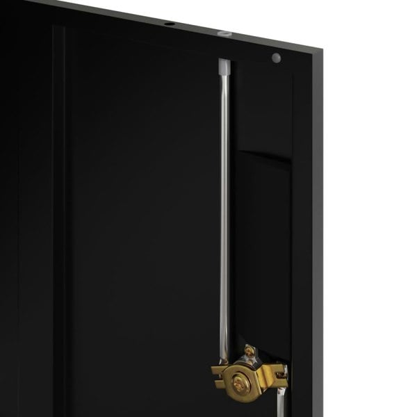Berkfield File Cabinet Black 90x40x40 cm Steel