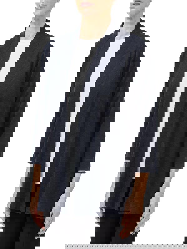 PennyPlain Long Line Cardi - Navy