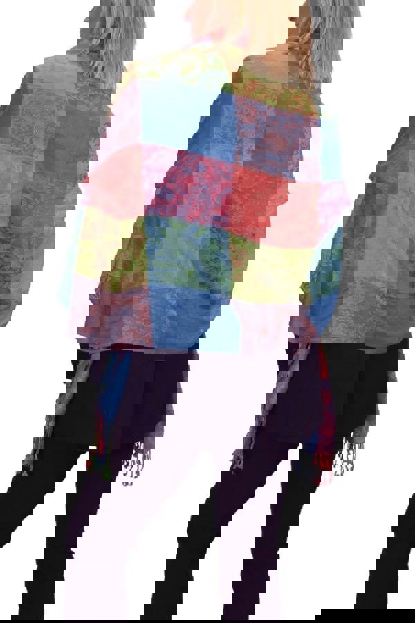 Paulo Due Paisley Design Pashmina-Style Scarf