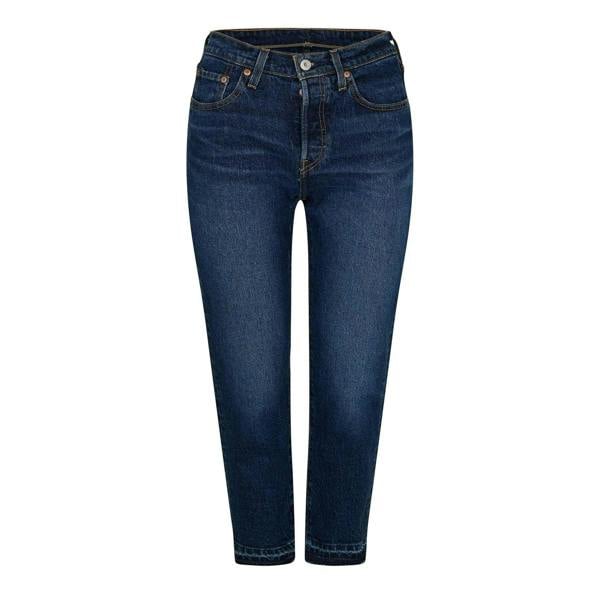 Levis Womens/Ladies 501 Straight Leg Ankle Grazer Jeans - From A Dream - 