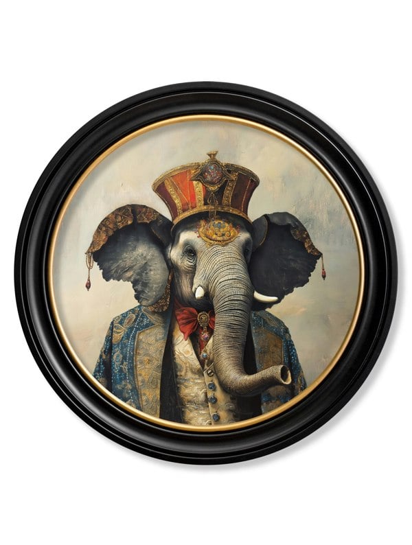  The Great Elephanto - Oxford round frame