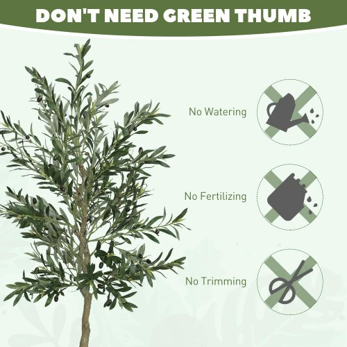 Wyld Haus Rorile Artificial Olive Style Tree With Silk Leaf Finish