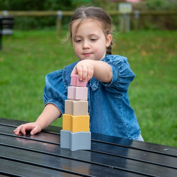 tickit SiliSoft® Star Stacking Cups (Earth)