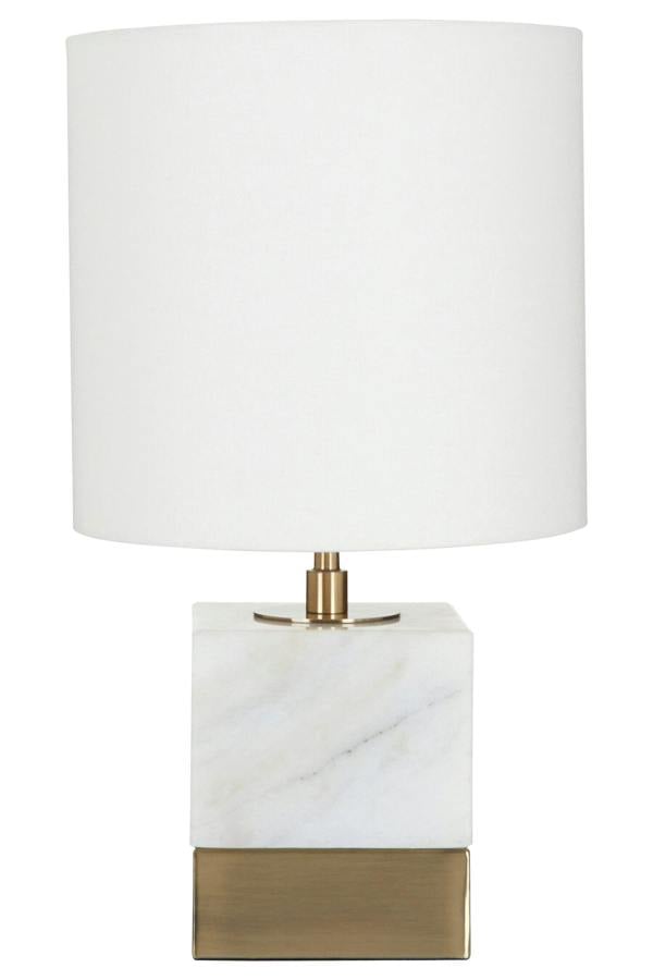 Sorado White Marble Accent Lamp