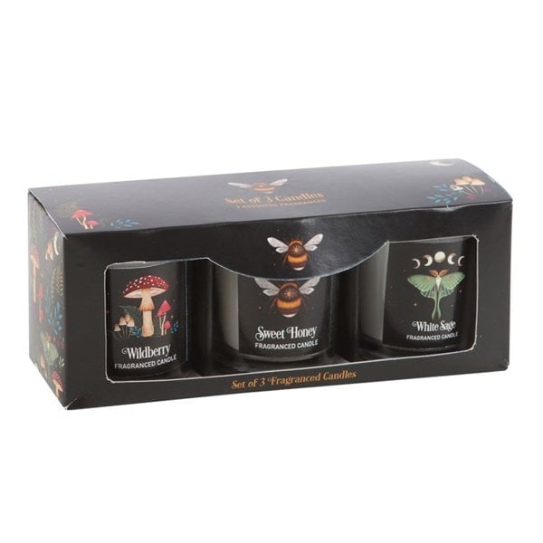 Serano Dark Forest Votive Candle Trio