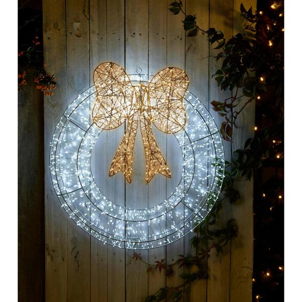 2000 LED Galaxy Wreath Cool White 60cm LV