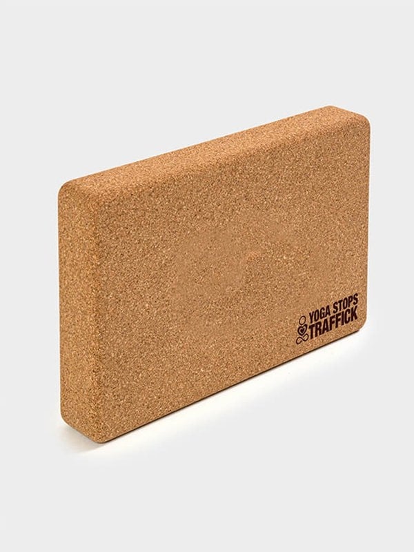 Yoga Stops Traffick Cork Yoga Block Board