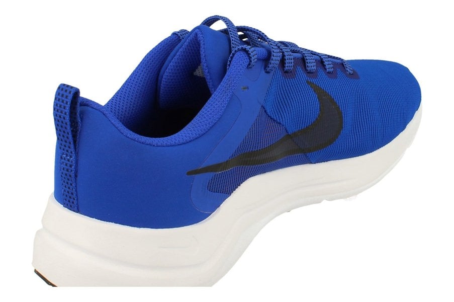 Nike Downshifter 12 Mens Dd9293  402 - Racer Blue Black High Voltage 402 - Photo 2
