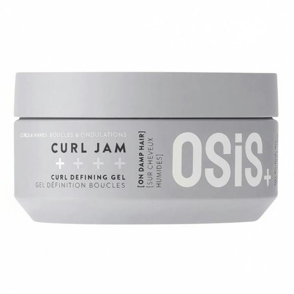 OSiS+ Curl Jam curl defining gel jar on a white background