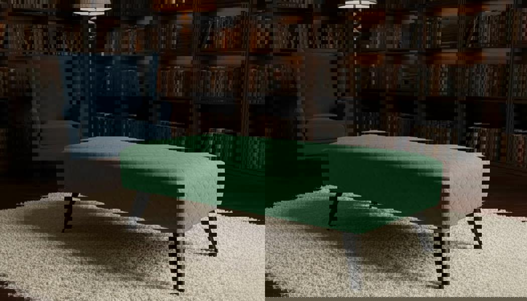 ISTOOLS Premium Stitched Footstool Bench & Coffee Table – Non-Storage