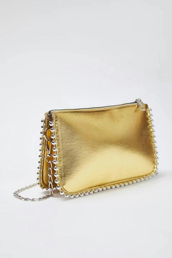 WOVCOR Studded Crossbody Small Wallet Bag