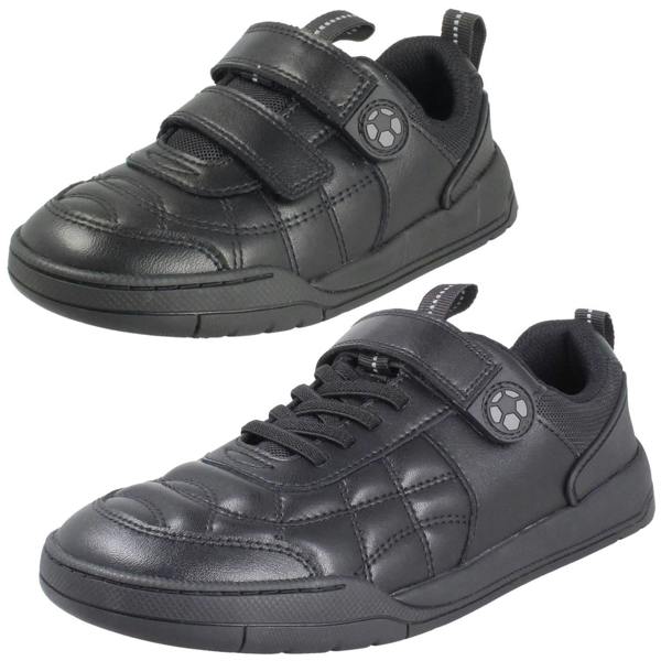 Clarks Boys Clarks Football Inspired School Shoes Laser Cross