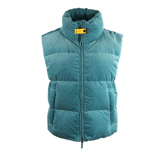 Parajumpers Jam Alta Marea Corduroy Down Gilet Jacket - Blue