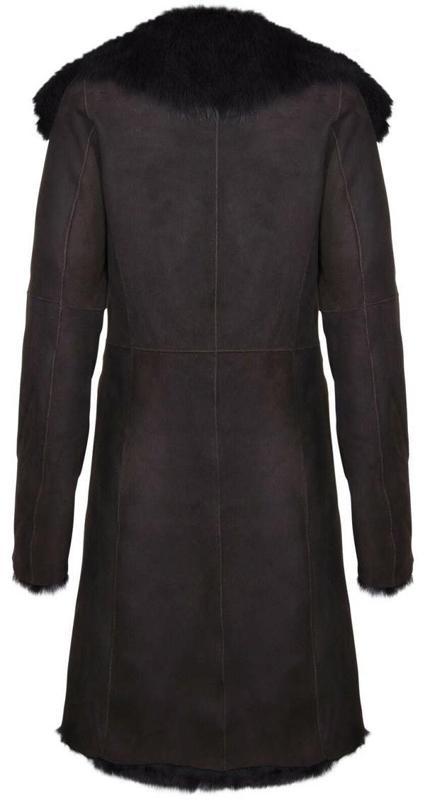 Infinity Leather Womens Toscana Sheepskin Suede Trench Coat-Tbilisi