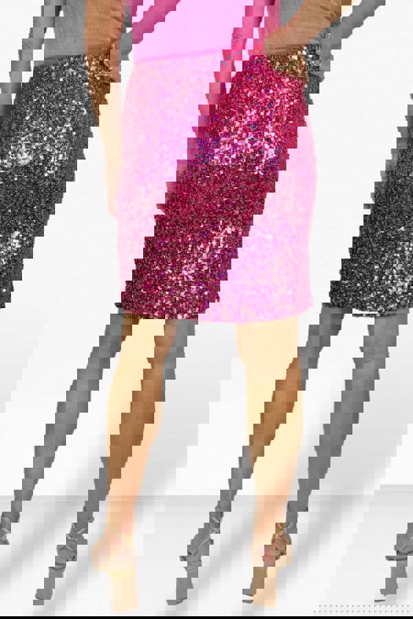 Paulo Due Women's Sequin Mini Skirt