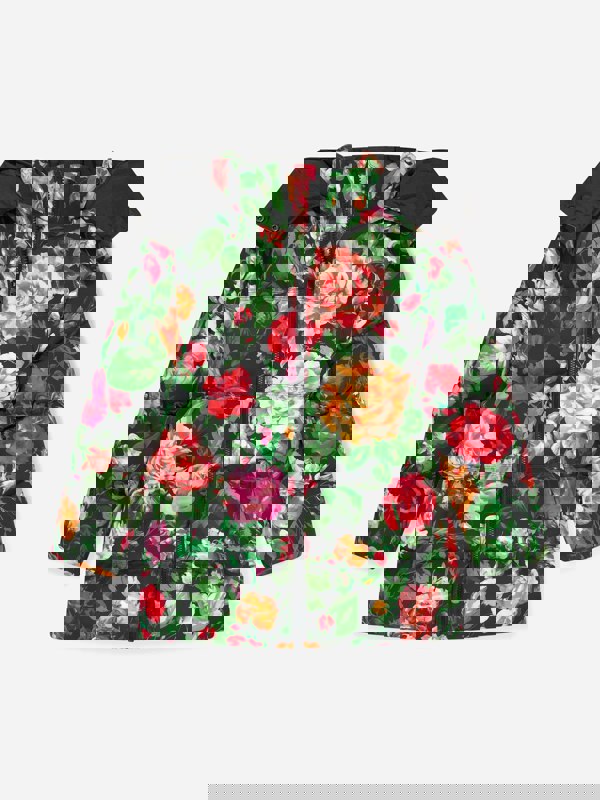 Dolce & Gabbana Kids Dolce & Gabbana Girls Down Padded Rose Jacket in Multicolour