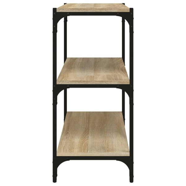 Berkfield Book Cabinet Sonoma Oak 60x33x70.5 cm Engineered Wood and Steel