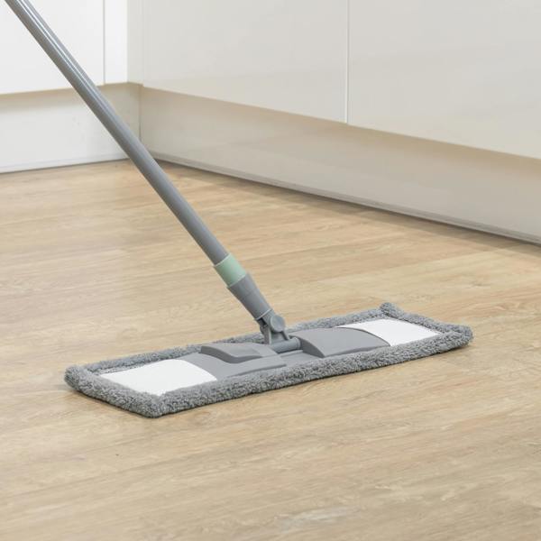 JVL Extended Microfibre Mop - Grey