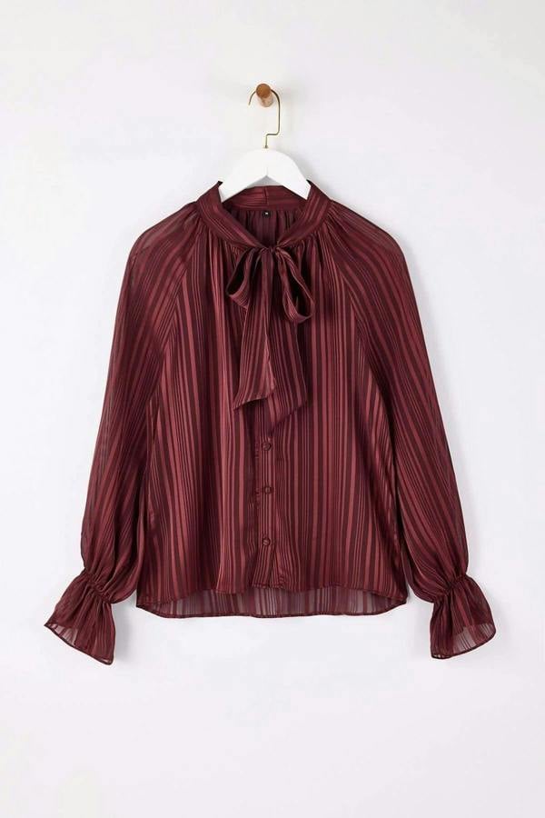 WOVCOR Shirt with Scarf Detail