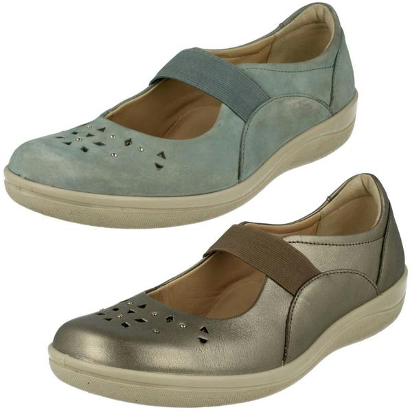 Padders Ladies Padders Casual Flat Shoes Flare
