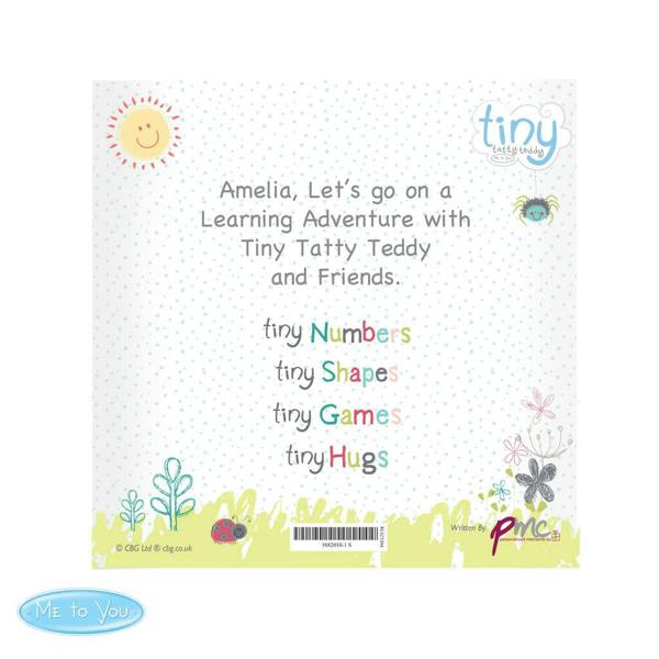 Personalised Tiny Tatty Teddy Learning Adventure Book - product in use