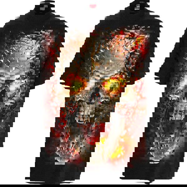 SKULL BLAST - T-Shirt Black - Spiral USA